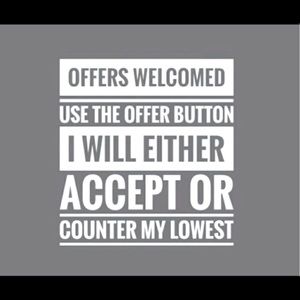 All Offers Welcome!!! 🔥🔥